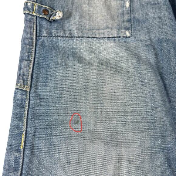 RARE Jack & Jones Forza Broken Green Jeans Sz 33 Baggy Vintage Y2K Carpenter - Picture 8 of 11